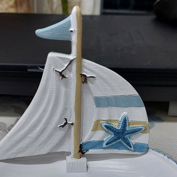 Sweet Home Collection Beach Life Bath Accessory Collection Bathroom Soap Dish - Picture 2 of 5